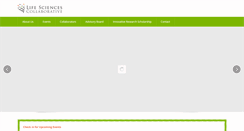Desktop Screenshot of lifesciencescollaborative.org